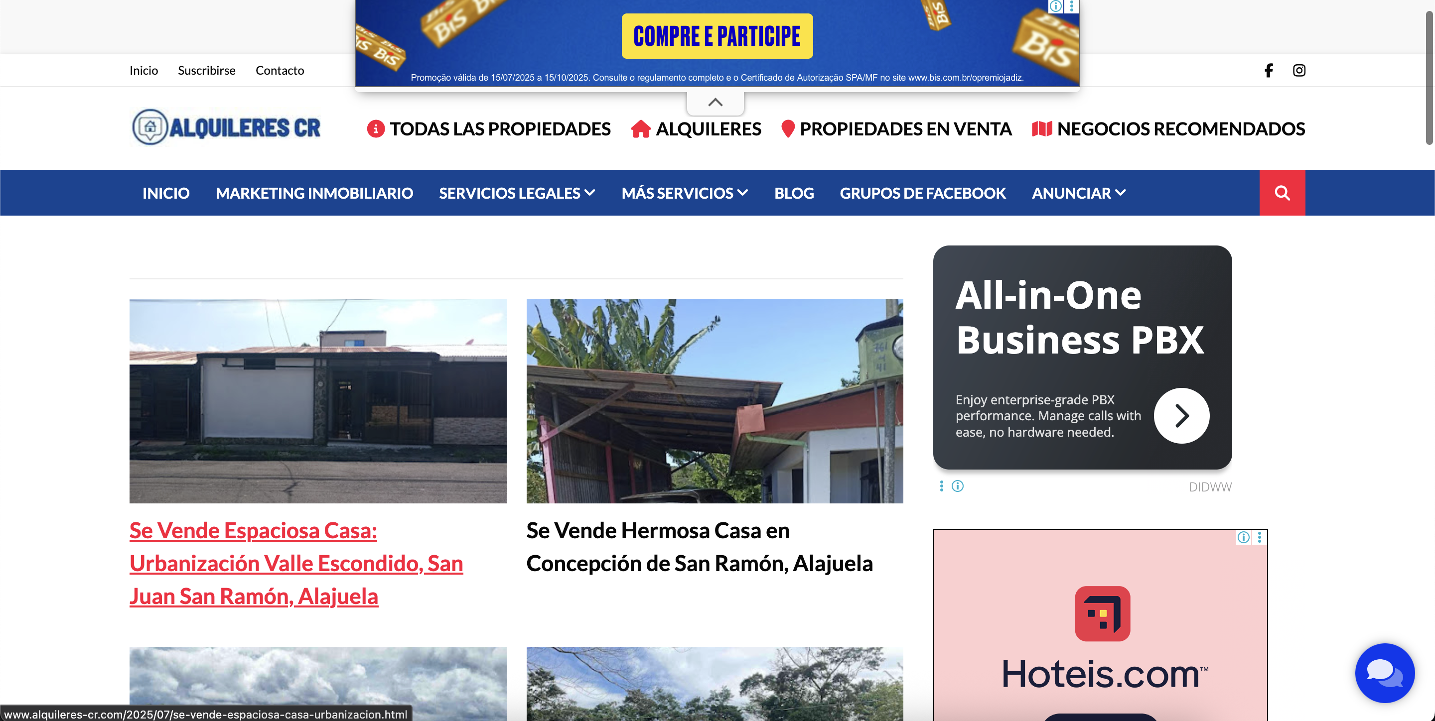 Alquileres CR